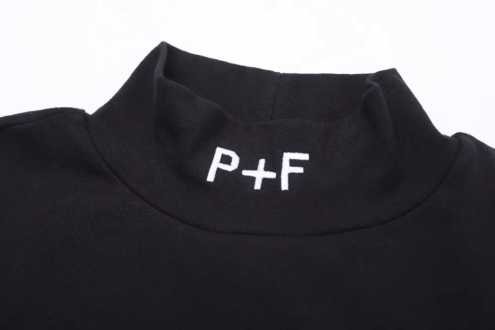 2018F/W хип хоп Японская уличная одежда мест + лица P F вышивка мужская женская