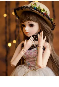 BJD кукла 1/3 карие глаза с BJD одежда парики обувь макияж ручной работы красота игрушки силиконовые Reborn кукла игрушка для детей
