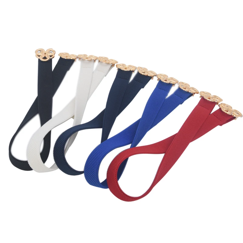 Эластичные золотые ремни с пряжкой для женщин платья женские брендовые