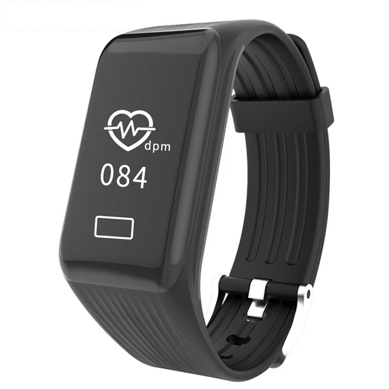 Смарт браслет с измерением пульса артериального давления кислорода погоды Push