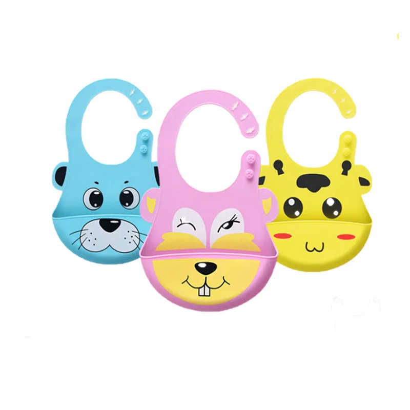 Нагрудник для младенцев новорожденных мягкий силиконовый слюнявчик