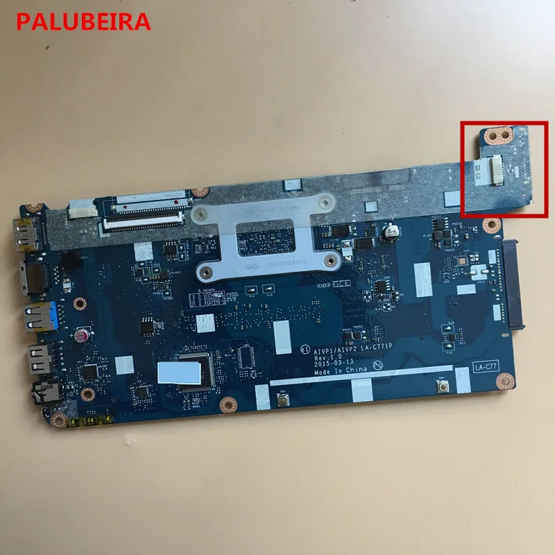 Материнская плата для Lenovo 100 14IBY AIVP1/AIVP2 LA C771P SR1YJ (для процессора intel) материнская