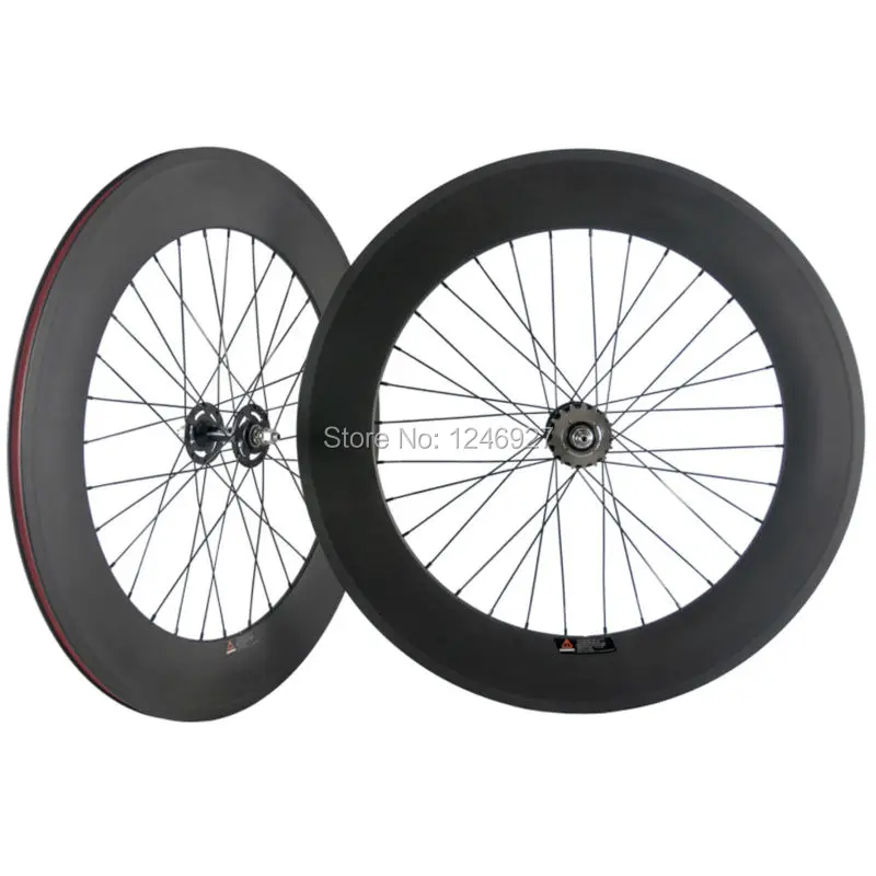 Комплект колес для велосипеда с фиксированной передачей 88 мм трубчатые колеса
