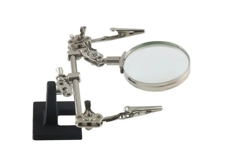 3X увеличительное настольное стекло с зажимом для объектива сотового телефона SMD