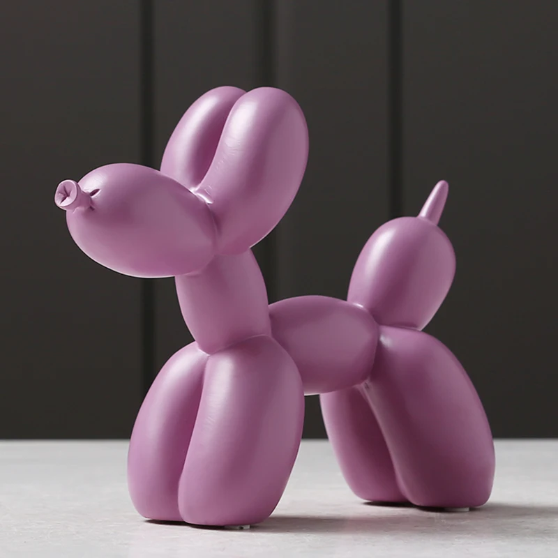 statue 3 Баллон Статуэтка собаки животное Абстрактная Скульптура Декор 21x18x9 см украшения дома аксессуары гостиной декоративные милые художественные статуи - Цвет: statue 3