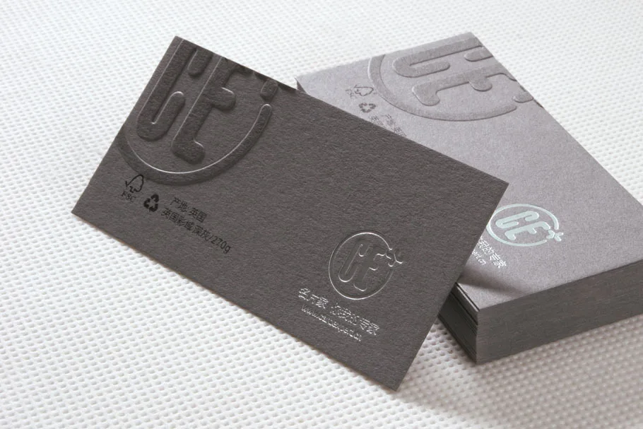 Деловые открытки на заказ элегантные бумажные деловые с цветным краем Визитные