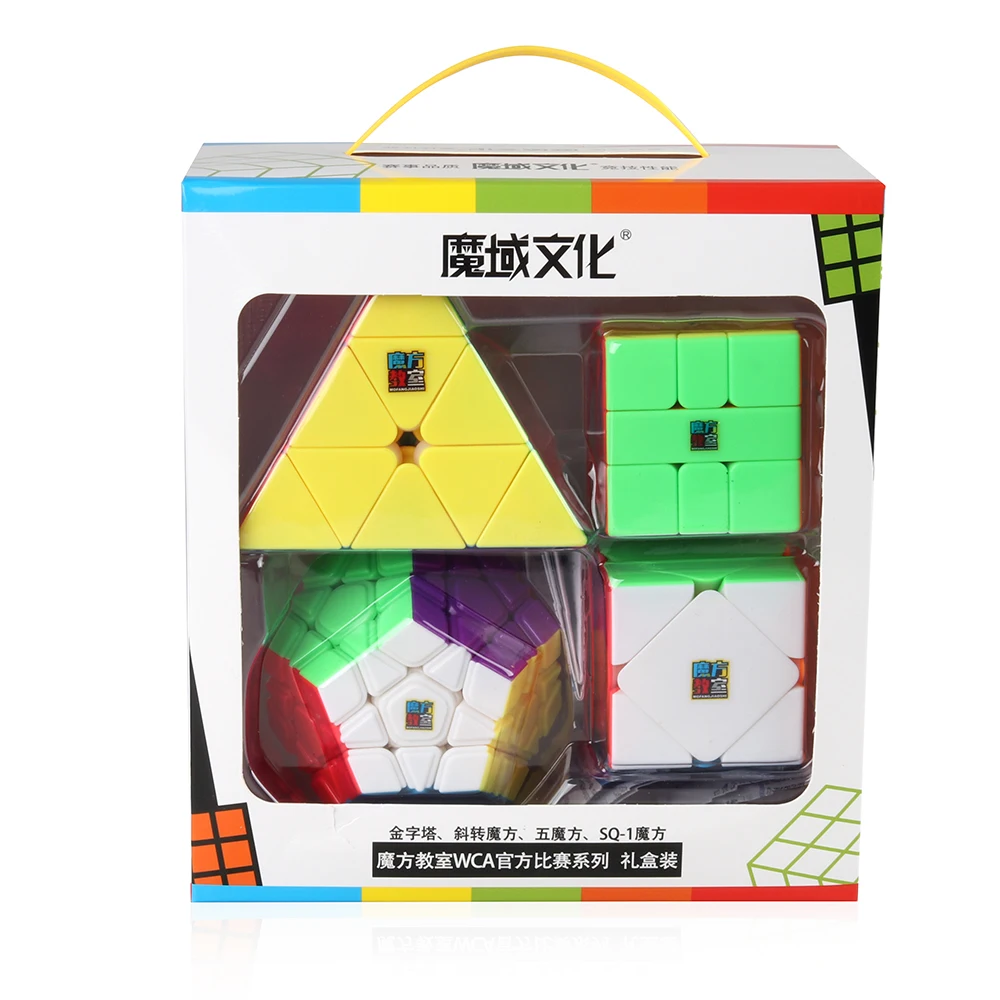 4 шт./компл. Cubing класс WCA официальный конкурс куб подарочный набор волшебный