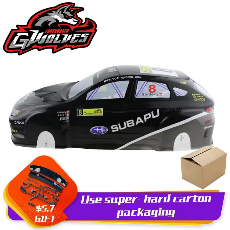 6 37 видов 1/10 RC автомобиль 195/190 мм ПВХ Окрашенный корпус с хвостом для 1:10 RC хобби гоночный Дрифт автомобиль hsp yokomo hpi ZD TAMIYA - Цвет: 6
