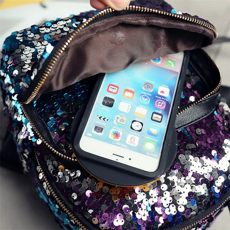 LXFZQ mochilas laser портфели для школ сумка рюкзак девочек Школьный с блестками rugzak sac a