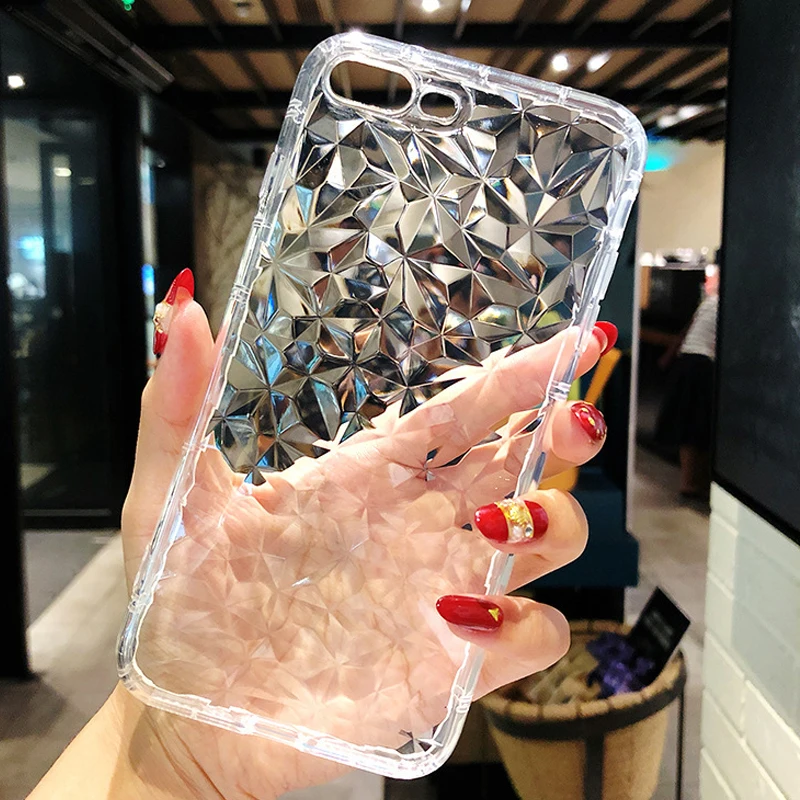 Роскошный чехол YUETUO для телефона из ТПУ с алмазным узором huawei Y9 2018 y9 2019 y 9