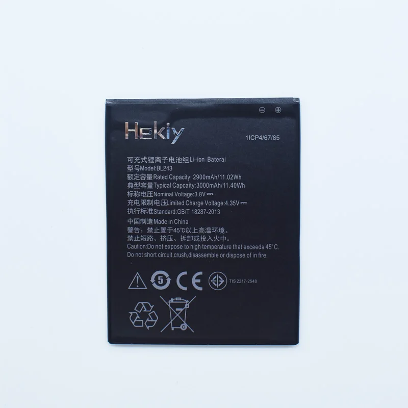 Hekiy BL 243 BL243 аккумулятор для lenovo Lemon K3 Note K50 T5 A7000 A5500 A5600 A7600 мобильного телефона Bateria