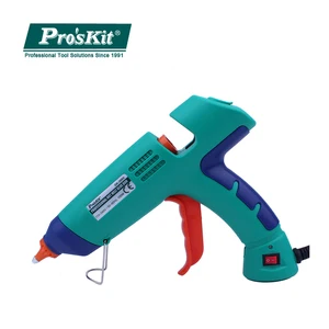 Клеевые пистолеты Pro'sKit GK-389H с постоянной температурой, Клеевые пистолеты высокой мощности 100 Вт с мгновенным нагревом, ручной термоклеевой пистолет с длительным сроком службы
