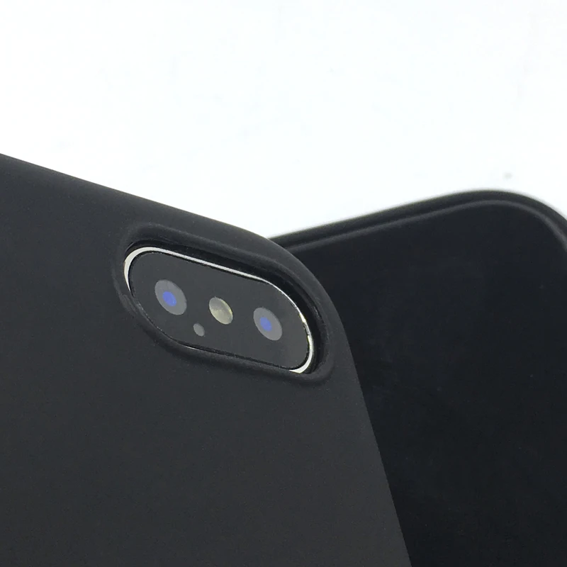 Милый мультяшный чехол QaQsam для iPhone X 6 6S 7 8 Plus черный белый с изображением животных