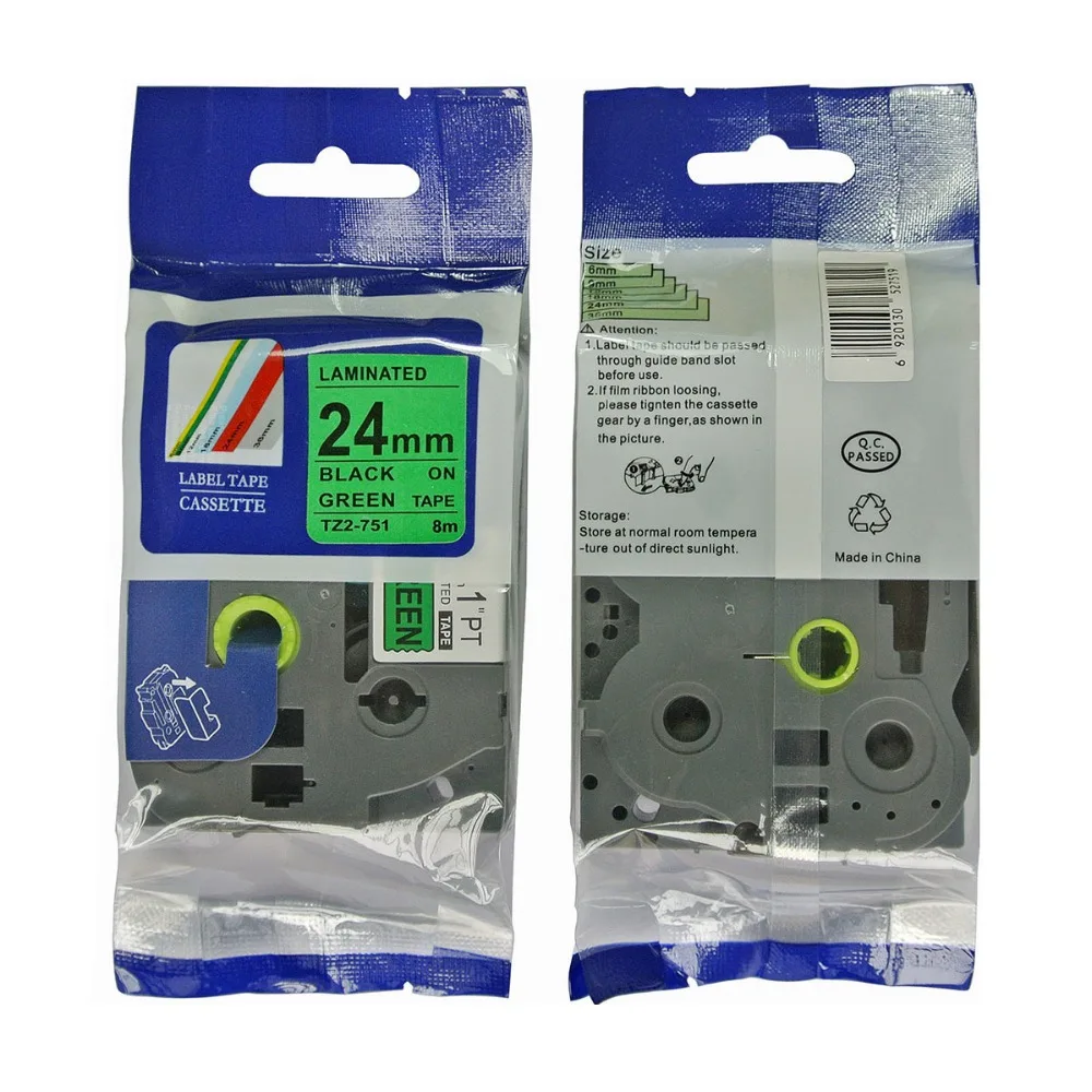P touch 6PK совместимая лента для маркировки brother tze 24 мм 251 tze651 tze151 tze751 tze-451 tz-551 P-touch |