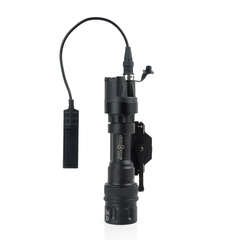 Черный Element Airsoft тактический фонарь вспышка светильник Surefir M952V 380 люмен Строб Охота подсветка для оружия пистолет светильник EX192 - Цвет: Черный