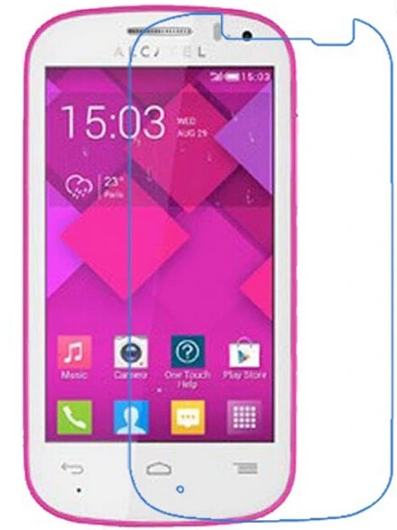Для Alcatel one touch pop C3 4033D пленка HD прозрачная защитная защитный чехол