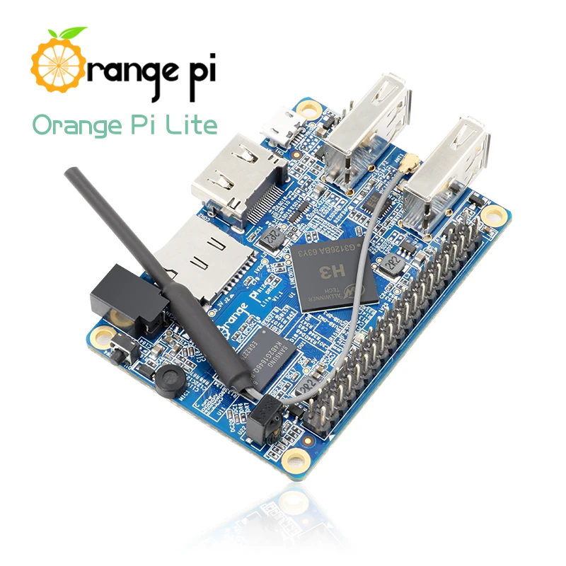 Orange Pi Lite SET9: камера Orange Pi Lite 512 Мб и 2 млн пикселей с широкоугольным объективом, макетная плата