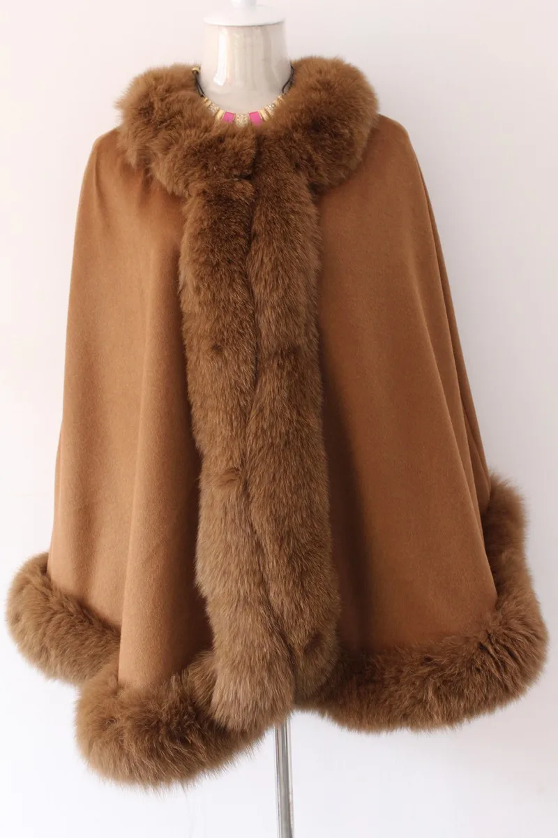 Женский кашемировый шарф shaw и зимний шарф с натуральным бренд Fox Fur Trim бренд леди палантины из пашмины черные роскошные тканевые кепки для зимы
