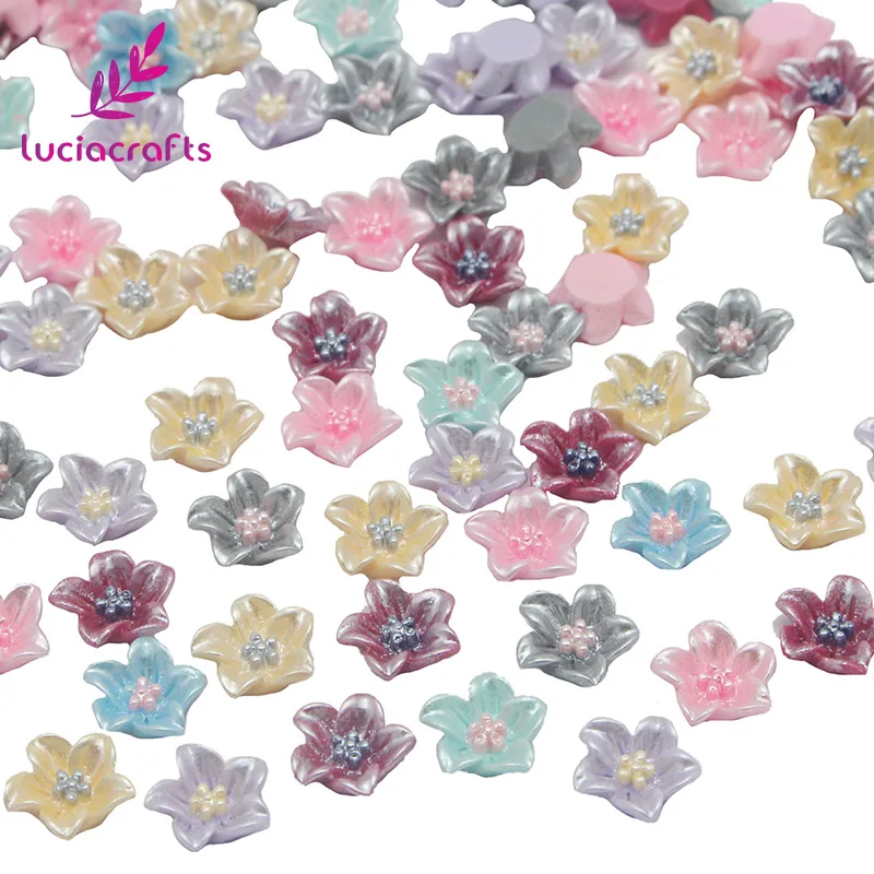 Style 6 Lucia crafts 50 шт./лот 10-14 мм случайная Смешанная форма плоская задняя смола в огранке Кабошон DIY телефон декоративные материалы для скрапбукинга F0613 - Цвет: Style 6