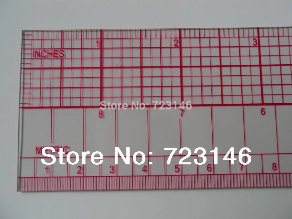 

INCH/METRIC RULER Clothes making feet 45cm B-95 Tailor Foot High Quality Sewing Feet Small SizeTape Measure made in U.S.A.