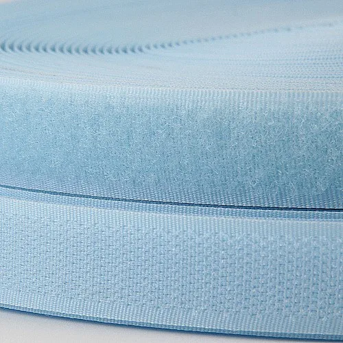 Blue 2 см* 1 метр красочные полиэфирные нейлоновые застежки крючки и петли ленты без самоклеящейся крепежной ленты Швейные аксессуары без клея - Цвет: Blue