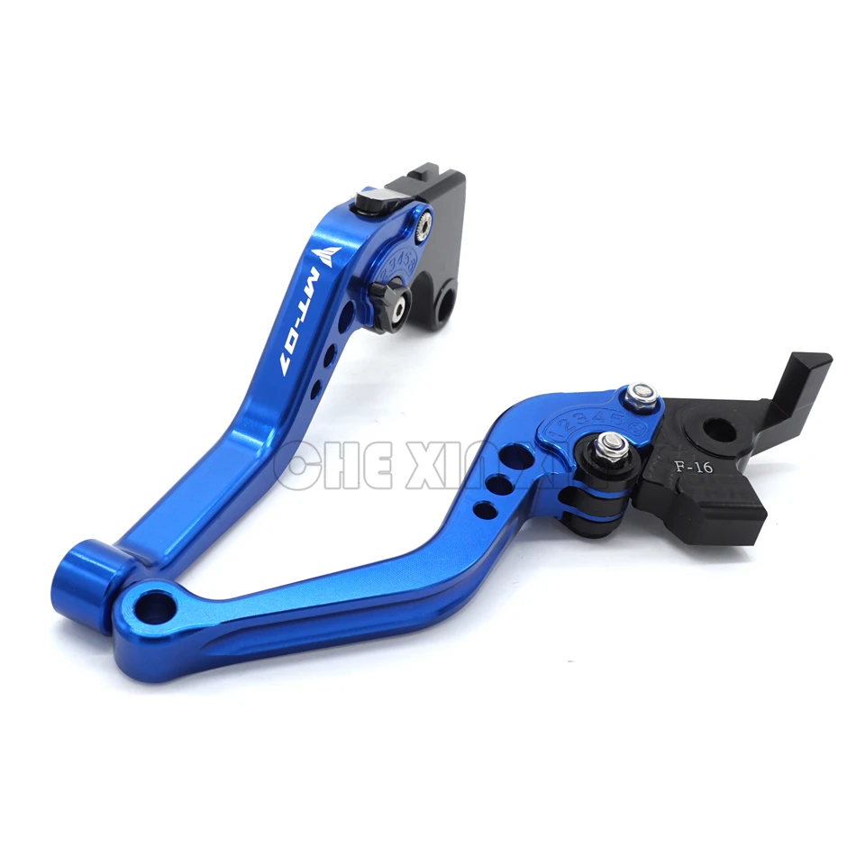 New Short With LOGO MT 07 CNC Motorcycle Adjustable Brake Clutch Levers For YAMAHA MT07 MT-07 FZ-07 Tracer 700 2014-2018 | Автомобили и
