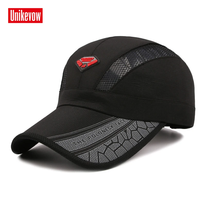 Быстросохнущие летние бейсболки с блестящей тканью для мужчин и женщин