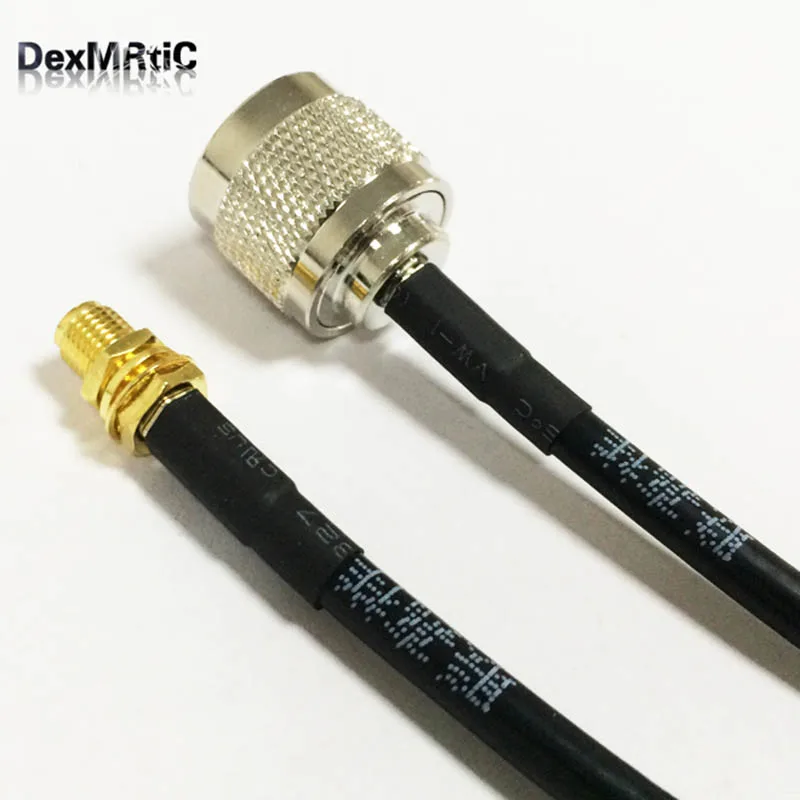 Удлинитель адаптер для WIFI RP SMA штекер N типа папа кабель pigtail RG58 20 дюймов оптовая