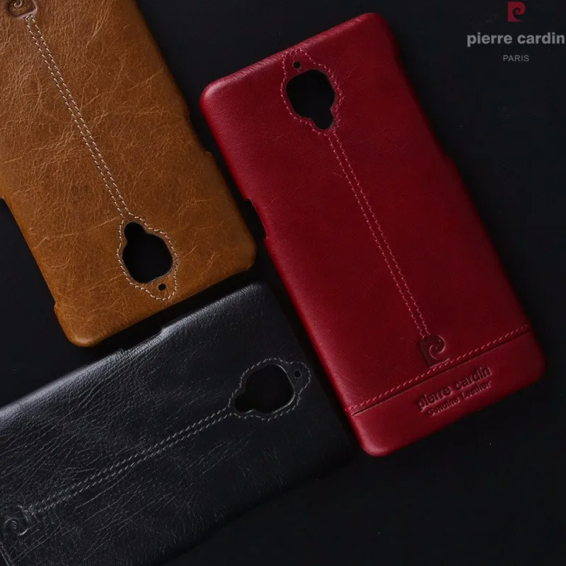 Чехол Pierre Cardin для OnePlus 3T 3T Three Роскошный чехол для телефона из натуральной кожи жесткая тонкая задняя крышка для One Plus 3t 3