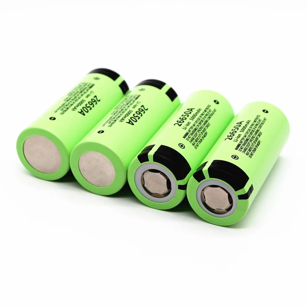 Большая емкость Оригинал 26650 литиевая батарея 5000mAh 50A разрядка подходит для Panasonic