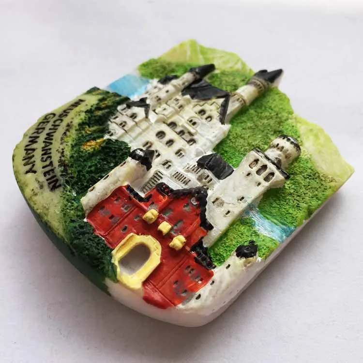 Магнитная наклейка для холодильника Lychee Германия Neuschwanstein известный ландшафт
