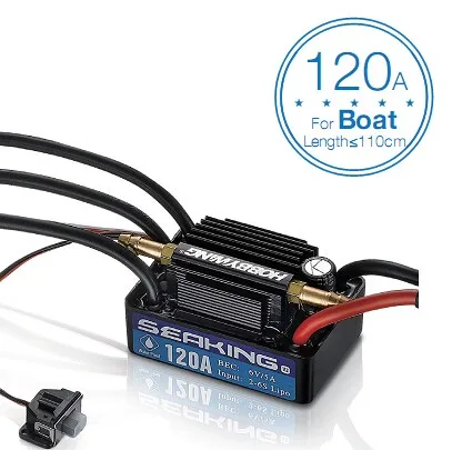 Контроллер скорости Hobbywing SeaKing V3 бесщеточный контроллер Lipo для РУ гоночных лодок