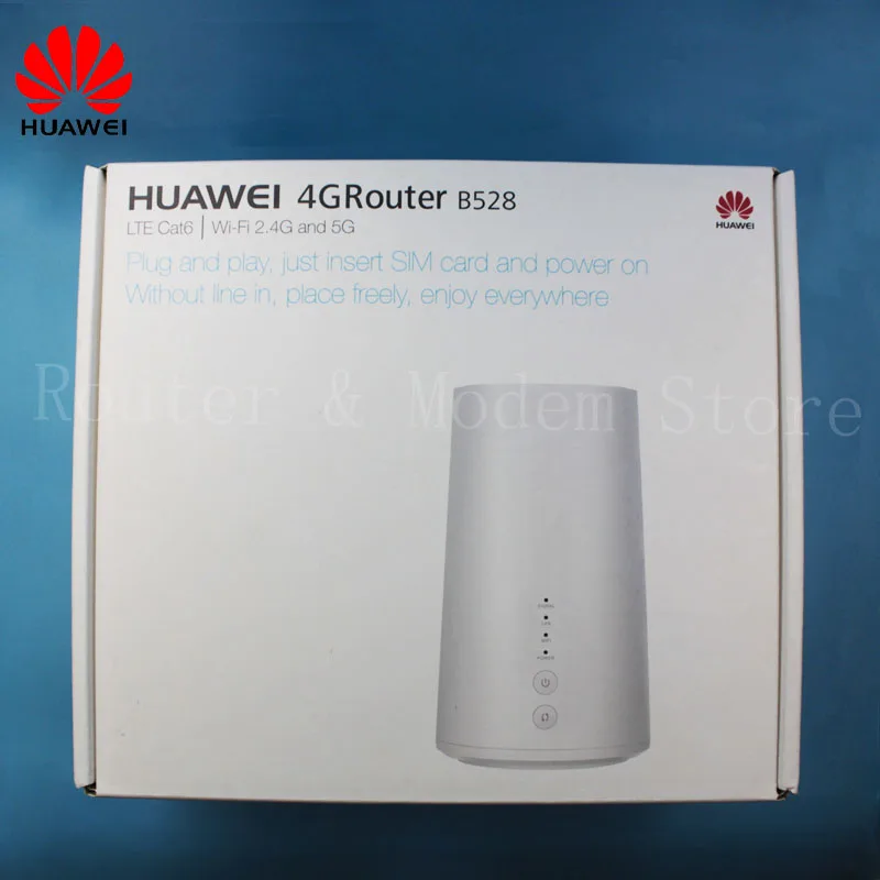 Разблокированный Huawei B528 B528s 23a беспроводной маршрутизатор с антенной 4G LTE CAT6 300