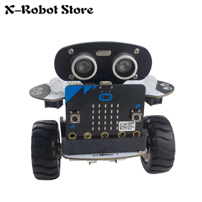 DIY Micro: бит робот Arduino DIY Qbit Программирование интеллектуальная машина дистанционного управления для детей робот игрушка мини автомобиль