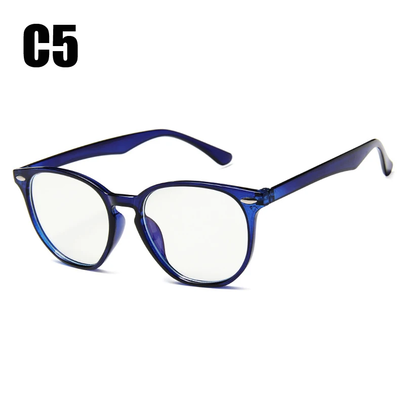 Blue C5 SOOLALA, анти-синий светильник, блокирующие очки, для мужчин и женщин, прозрачные, обычные компьютерные игры, для сна, лучше, синий светильник, фильтрующие очки - Цвет оправы: Blue C5
