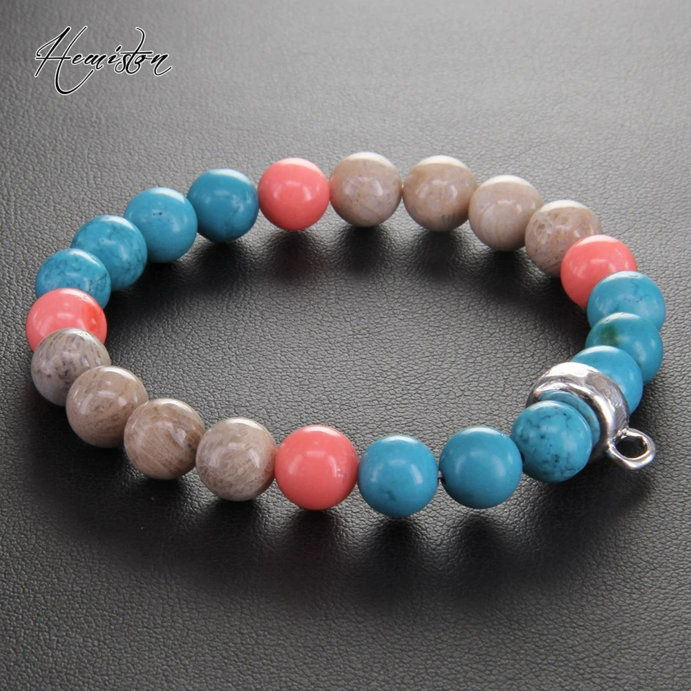 Амулетный браслет Thomas из разноцветных материалов с изображением позолоченные