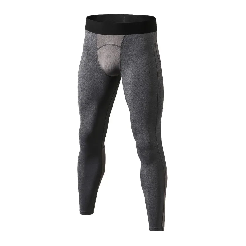 Size XS-2XL men's casual quick-drying tights riding compression sports stretch high waist pants