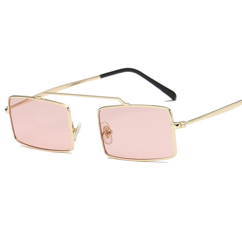 Новинка 2018 женские металлические солнцезащитные очки мужские маленькие