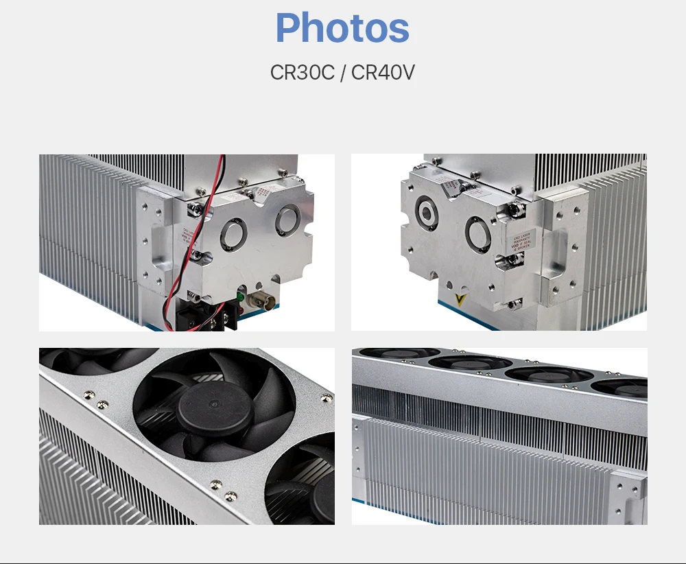Cloudray 30 Вт 40 Вт CRD CO2 лазерная трубка CR30C/CR40V RF лазерная трубка для CO2 лазерная гравировка маркировочная машина