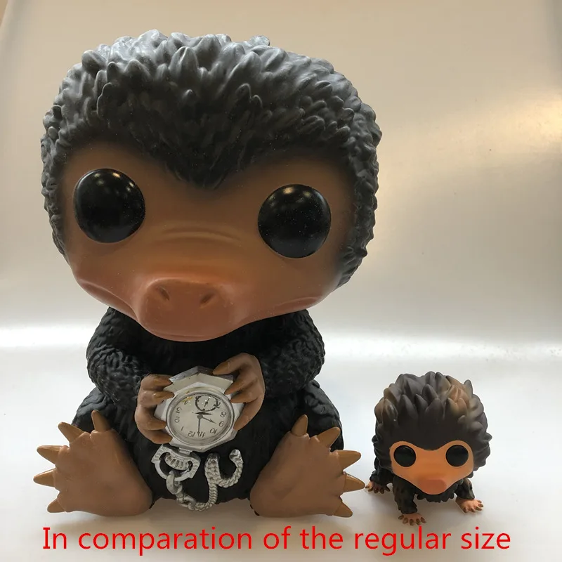Эксклюзивный 10 ''огромный размер Funko pop Secondhand Фантастические звери-ниффлер Виниловая фигурка Коллекционная модель свободная игрушка без коробки