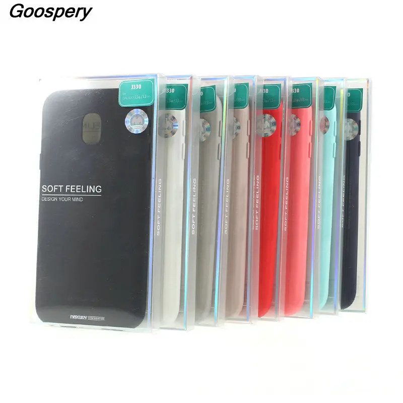 MERCURY GOOSPERY Matte TPU Anti-fingerprint Phone Case Cover for Samsung Galaxy J3 Pro (2017) / EU Version J330 5.0&quot |
