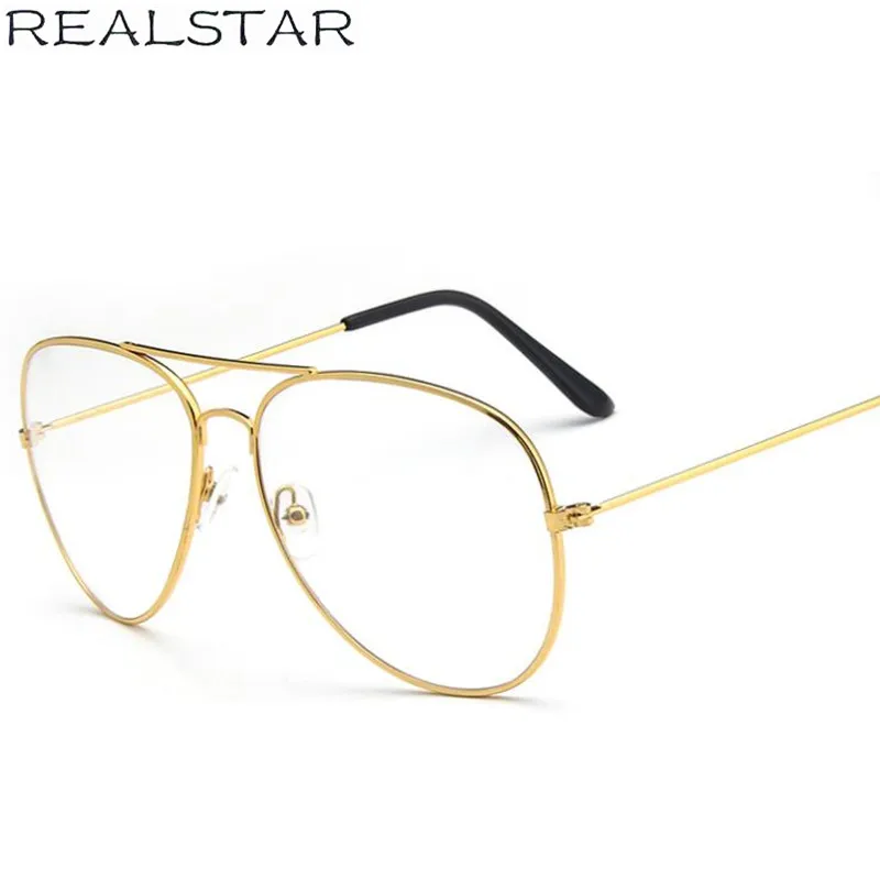 REALSTAR 3026 стильные модные очки пилота оправы женские для близорукости оптическая