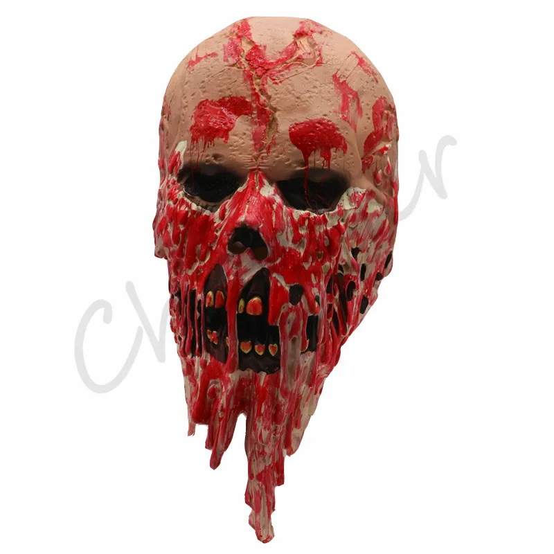 Кровавый Череп костюмная Маска Косплей Хэллоуин вечерние реквизит|Аксессуары