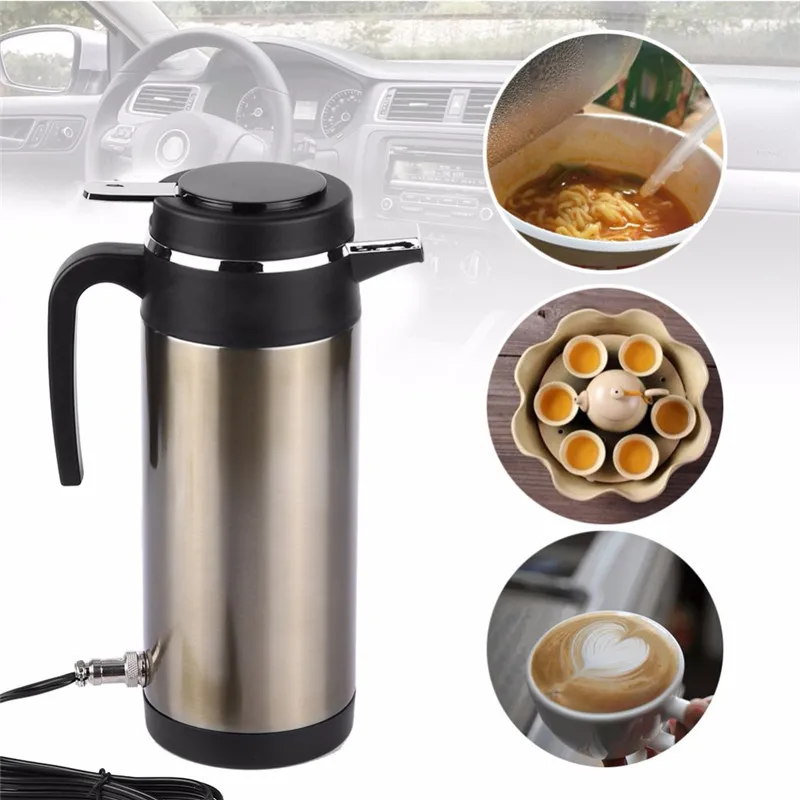 1200 мл 12 В 24 автомобильная бутылка для воды с подогревом электрический чайник из