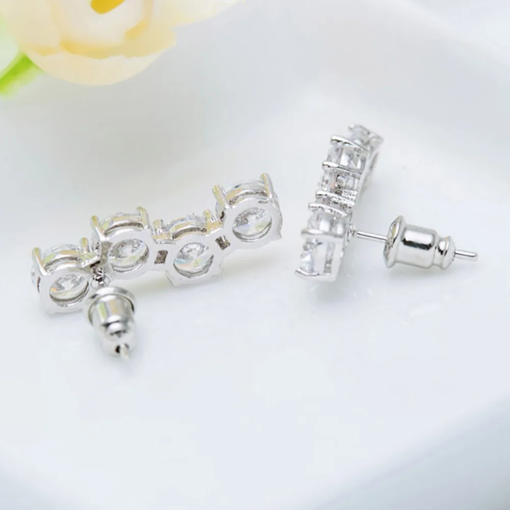 LUOTEEMI бренд оптовая продажа дизайн свадебные модные блестящие чистым кубическим