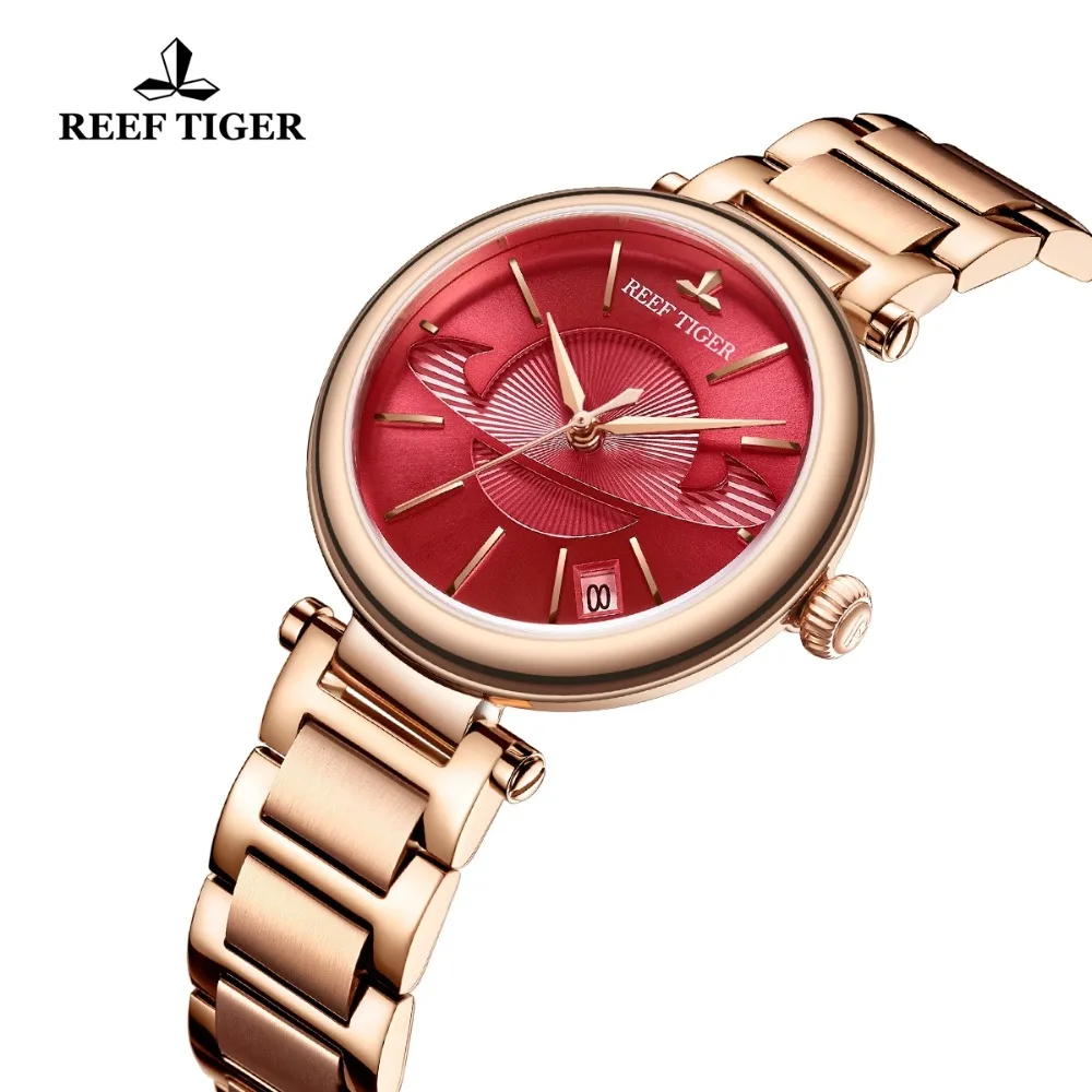 Reef Tiger/RT Luxury Brand Women Watches Designer Mechanical Bracelet Watch Relogio Feminino Gift for Ladies RGA1591 enlarge