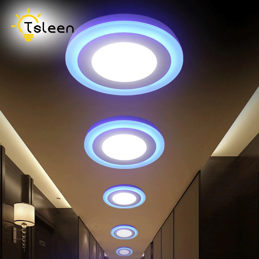 

RGB LED Downlight 3W 6W 12W 18W Round Square Recessed Lamp AC 85-265V Led Bulb Bedroom Kitchen Indoor LED Spot Lighting