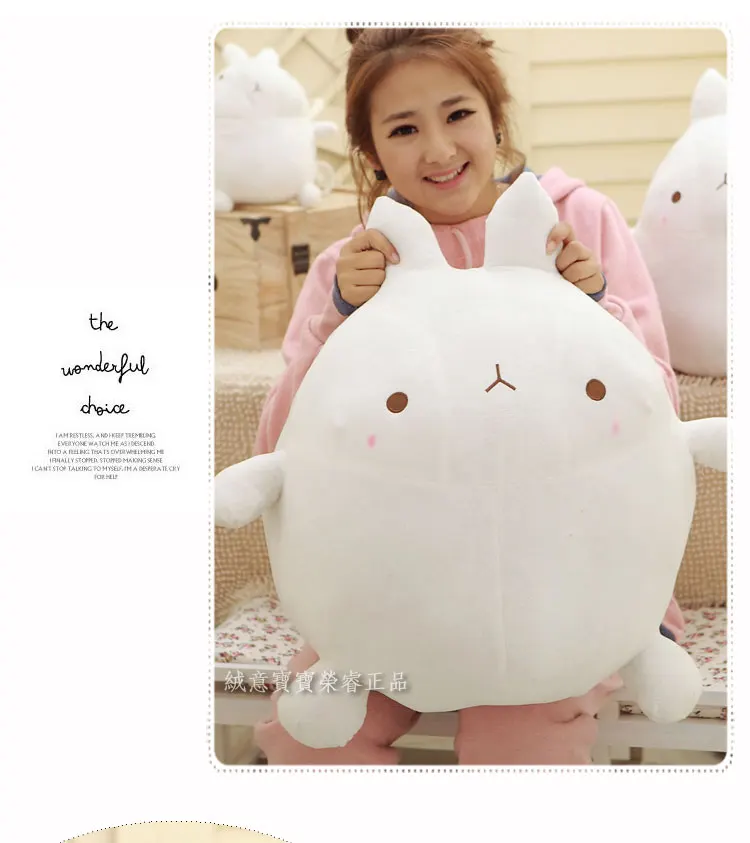 Humor Ted Kawaii Cute Molang Bunny, мягкие плюшевые игрушки и подарки для мальчиков и девочек, для праздника, дня рождения и повседневного веселья