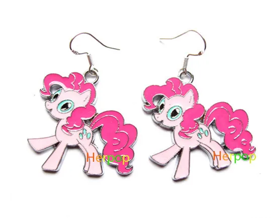 Free shipping New Lot 10pairs pink my little pony dancing snowman girl Lovely Fashion Jewelry Earrings | Украшения и аксессуары