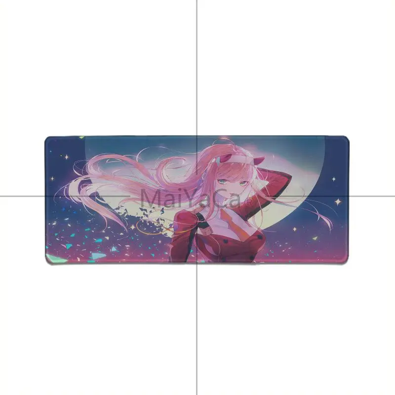 MaiYaCa Zero Two Darling in the FranXX офисные мыши геймер мягкий коврик для мышки с аниме девушка натуральный каучук игровой коврик для мыши Настольный коврик
